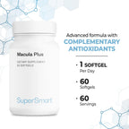 Supersmart Macula Plus Eye Supplement with Lutein & Astaxanthin - 60 Softgels - image 5