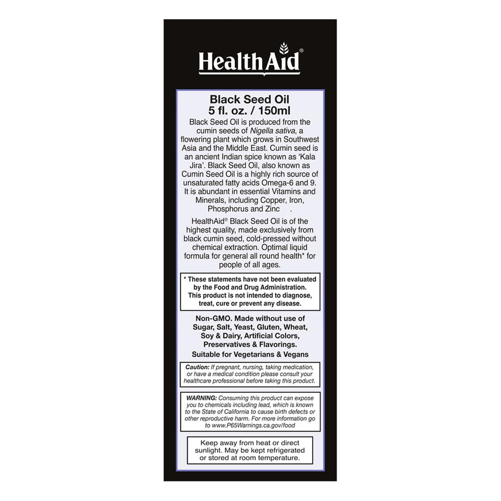 HealthAid Black Seed Oil - image 2