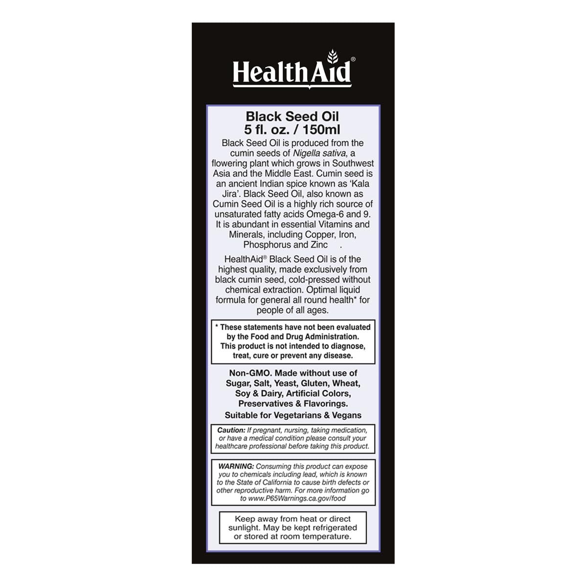 HealthAid Black Seed Oil - image 2