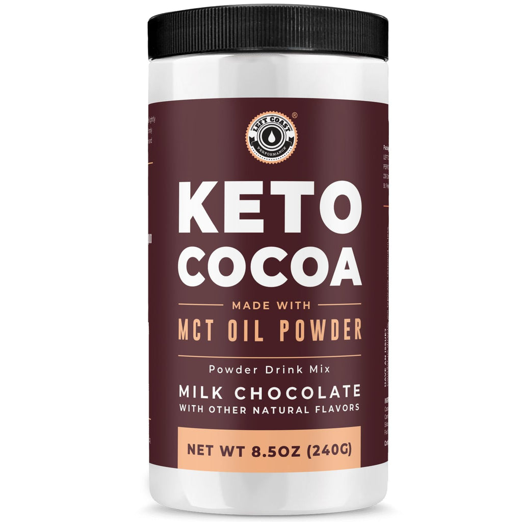Left Coast Performance Keto Cocoa Hot Chocolate Drink Mix - 8.5oz