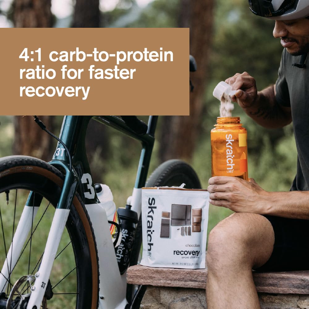 Skratch Labs Recovery Sport Drink Mix Chocolate - 24 Servings - image 7
