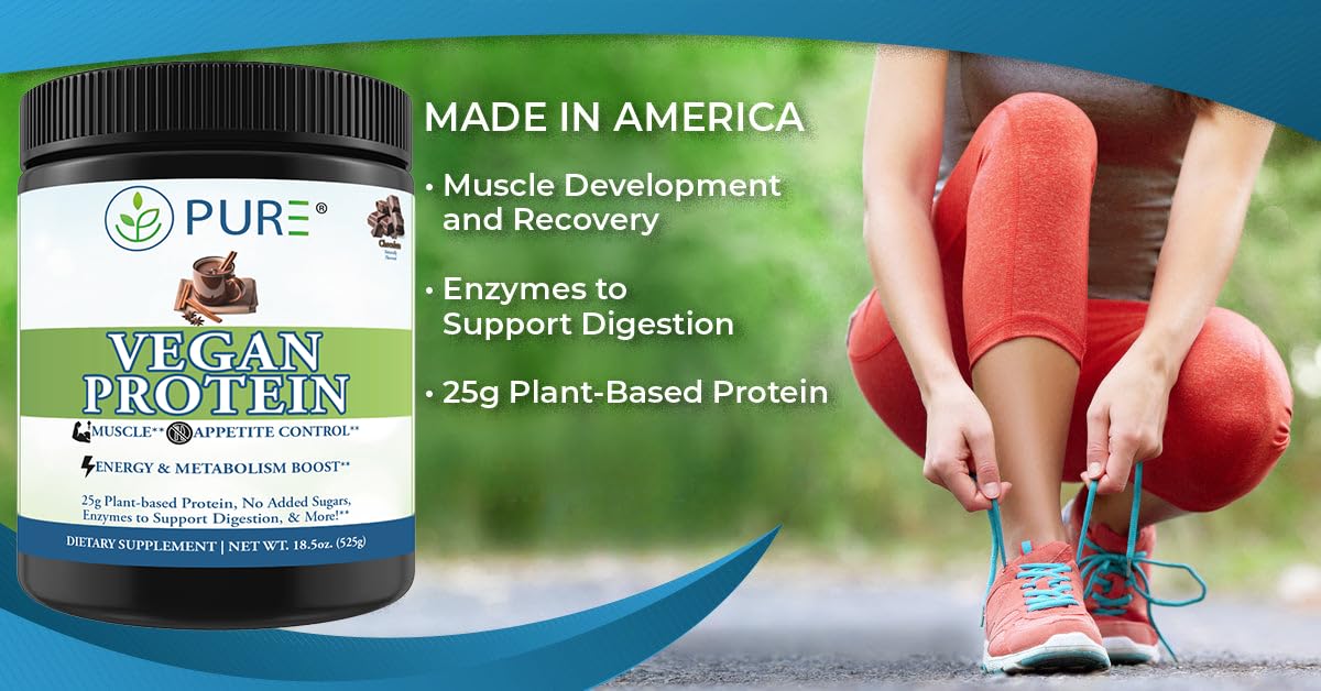 PURE® Vegan Protein Powder - 25g Plant Based Protein