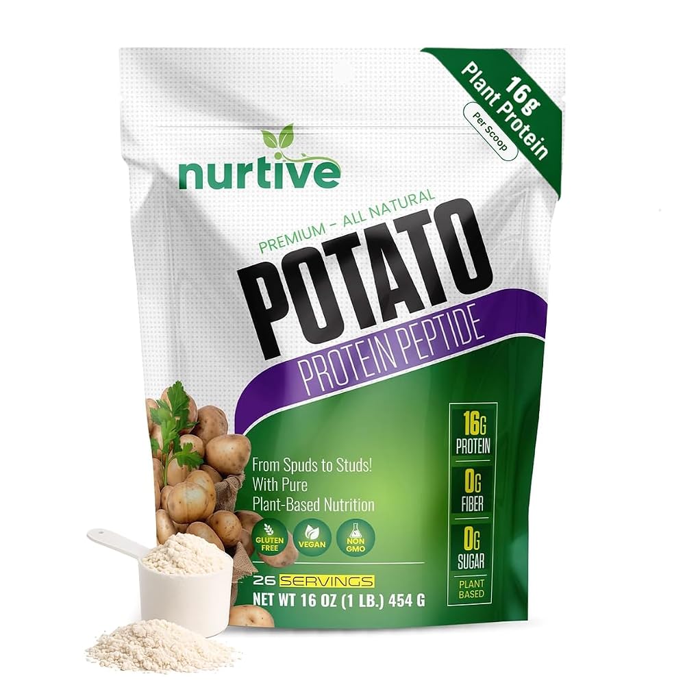 NURTIVE Potato Protein Peptide Powder - 26 Servings