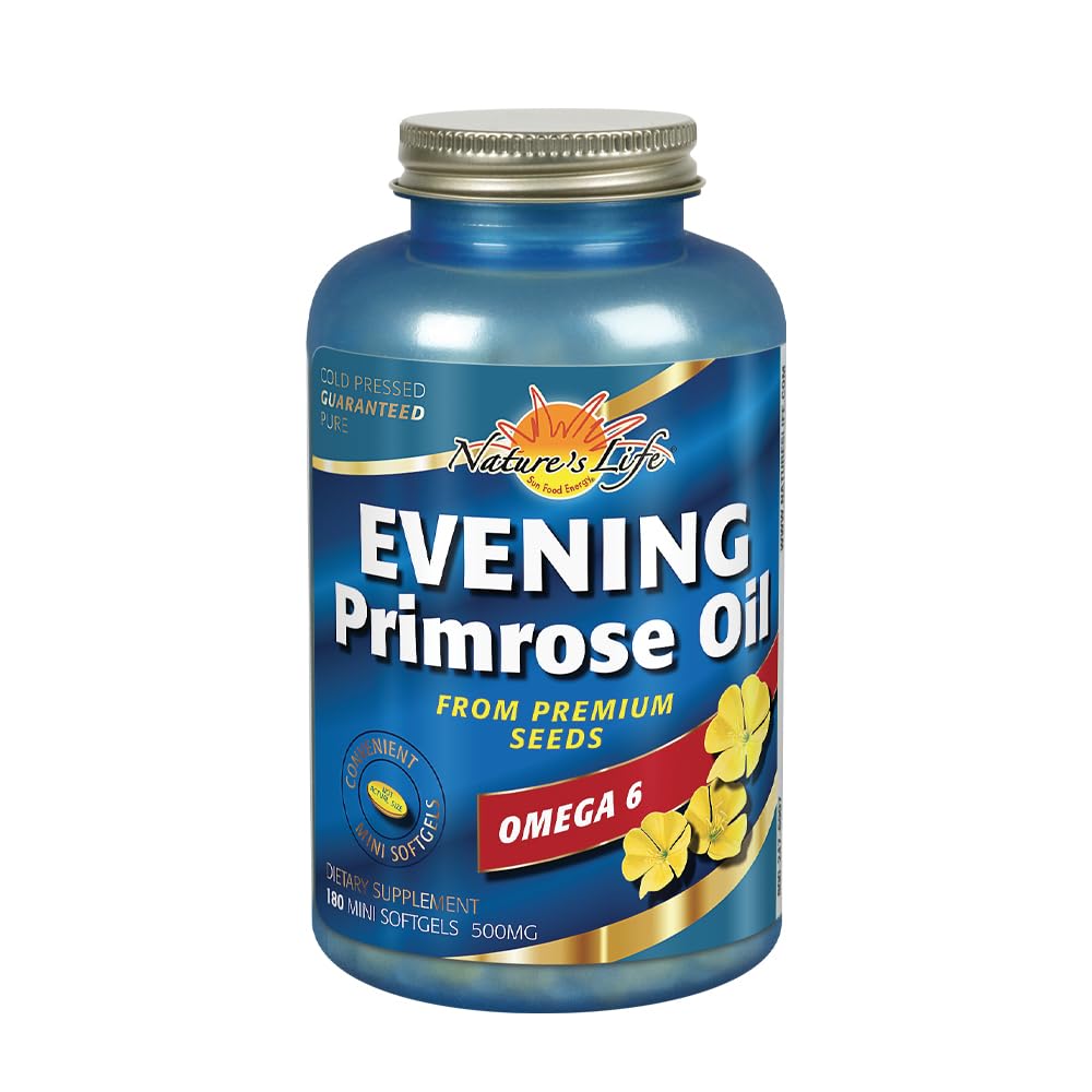 Health From The Sun Evening Primrose Oil 500 mg - 180 Softgels