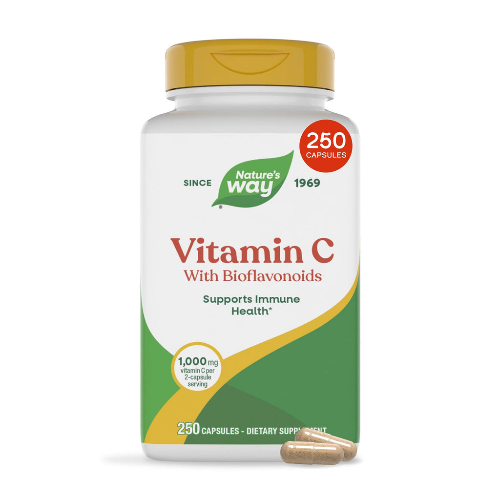 Nature's Way Vitamin C with Bioflavonoids Immune Support - 250 Capsules