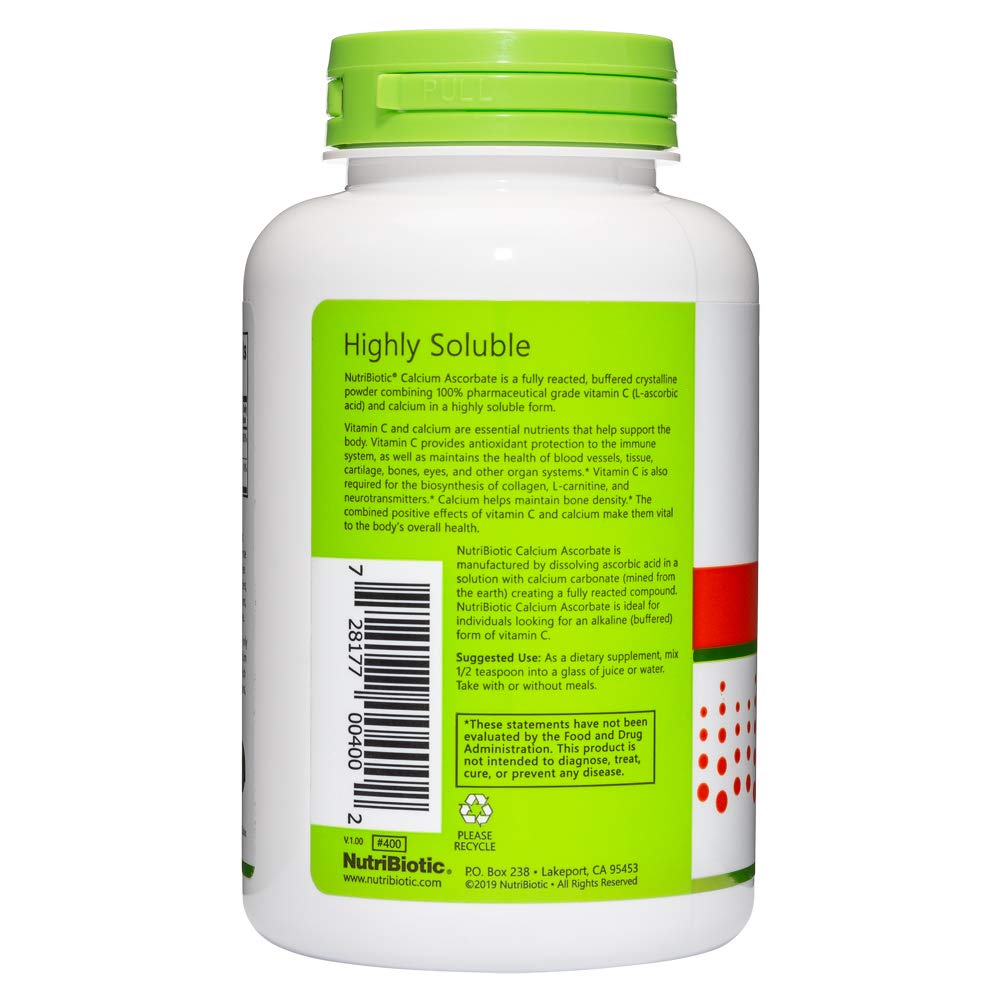 NutriBiotic Calcium Ascorbate Vitamin C Powder - 8 oz - image 2