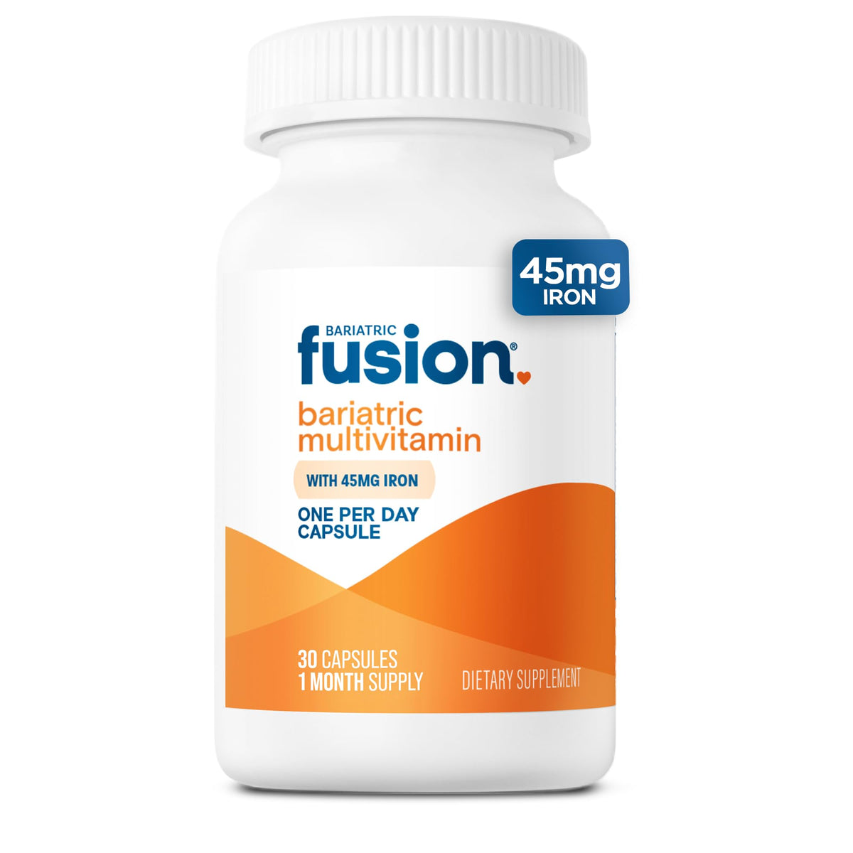 Bariatric Fusion Multivitamin with Iron - 30 Capsules
