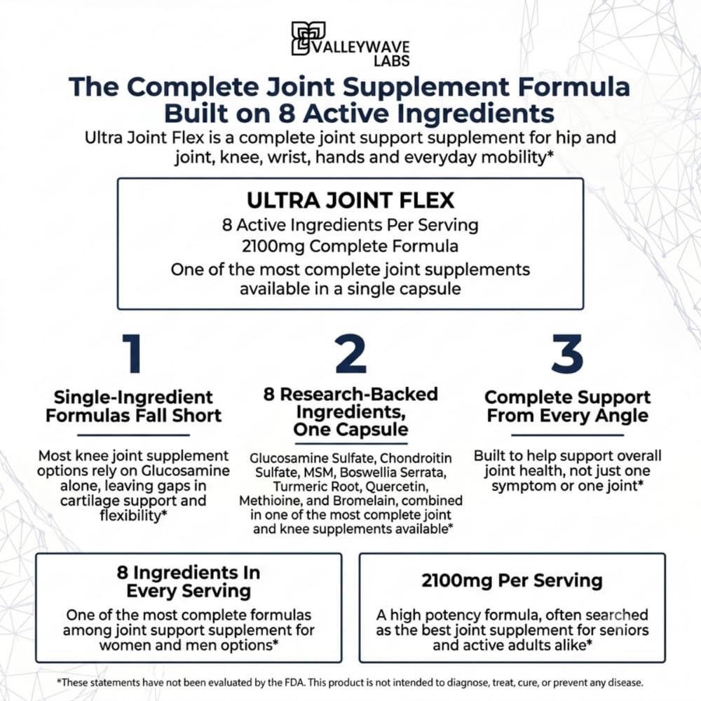 Valleywave Labs Ultra Joint Flex Joint Support - 60 Capsules - image 4