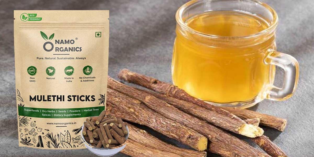 Namo Organics Mulethi Stick Organic Licorice Root - 100g - image 3