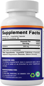 Vitamatic Lactoferrin 500 mg - 60 Vegetarian Capsules - image 8