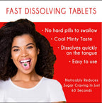 Sugar Suppress 60 Stops Cravings Fast Dissolving Mint Tabs - 60 Tablets - image 2