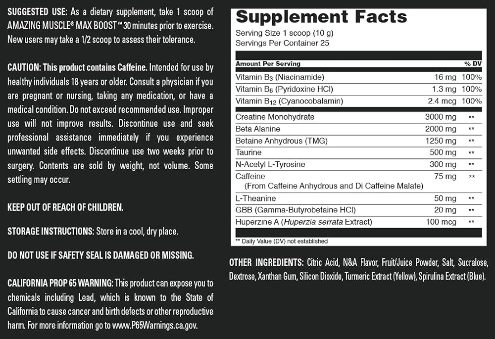 Amazing Muscle Max Boost
