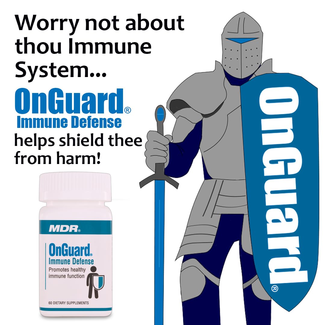 MDR OnGuard Immune Support Formula with Mushroom - 120 Capsules - image 5