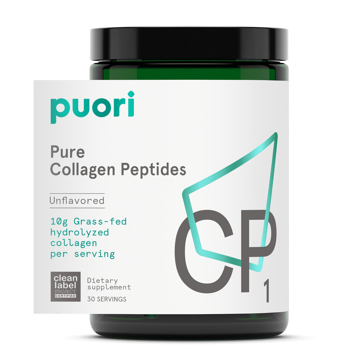 Puori CP1 Pure Collagen Peptides Powder Unflavored - 30 Servings