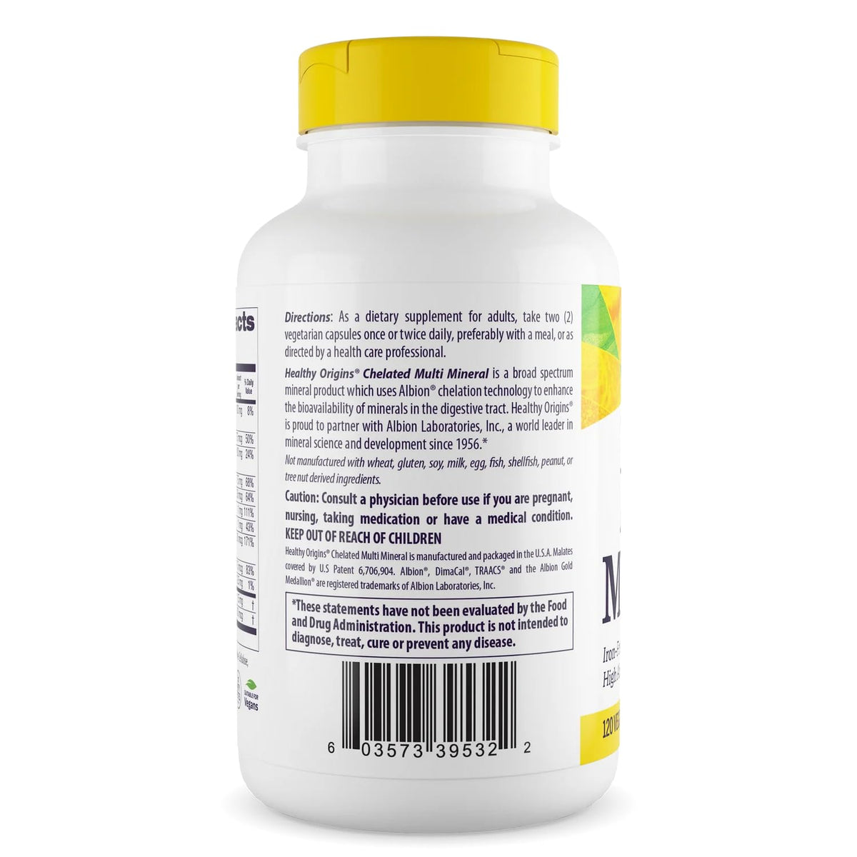 Healthy Origins Chelated Multi Mineral - 120 Capsules - image 3