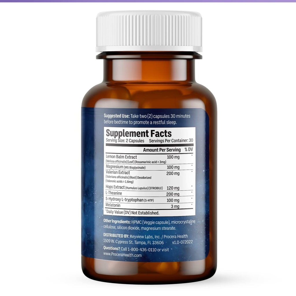 Procera Sleep Natural Sleep Support - 60 Capsules - image 3