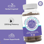 BocaHeal Purple Sea Moss + Bladderwrack Capsules - 60 Count - image 7