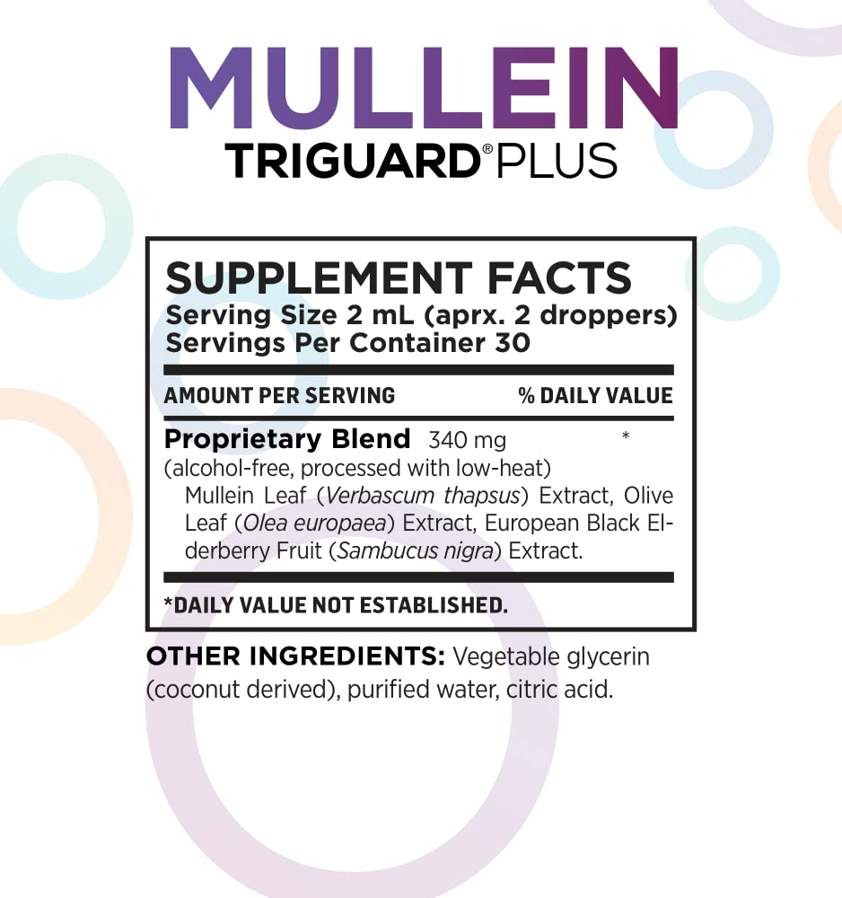 Oxygen Nutrition TriGuard Mullein Plus Liquid - 2 fl oz - image 7