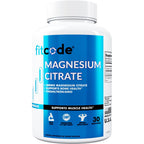 Fitcode Magnesium Citrate 400mg Capsules - 60 Vegetarian Capsules