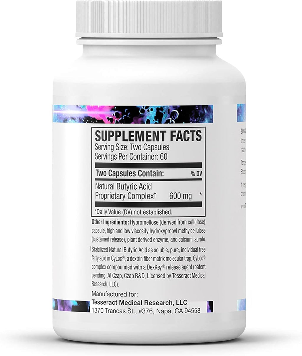 Tesseract ProButyrate Butyric Acid Gut Health - 120 Capsules - image 9