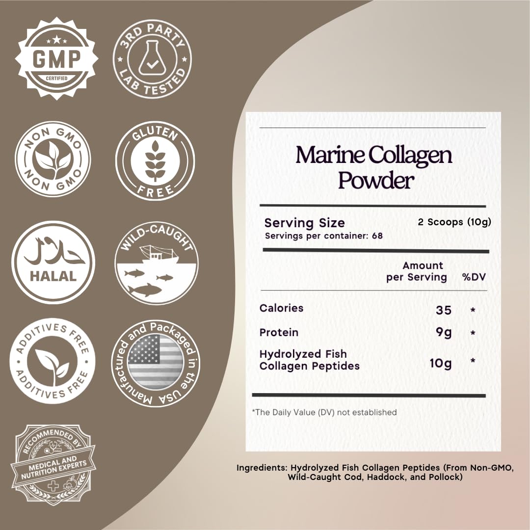 Zen Principle Marine Collagen Peptides Powder