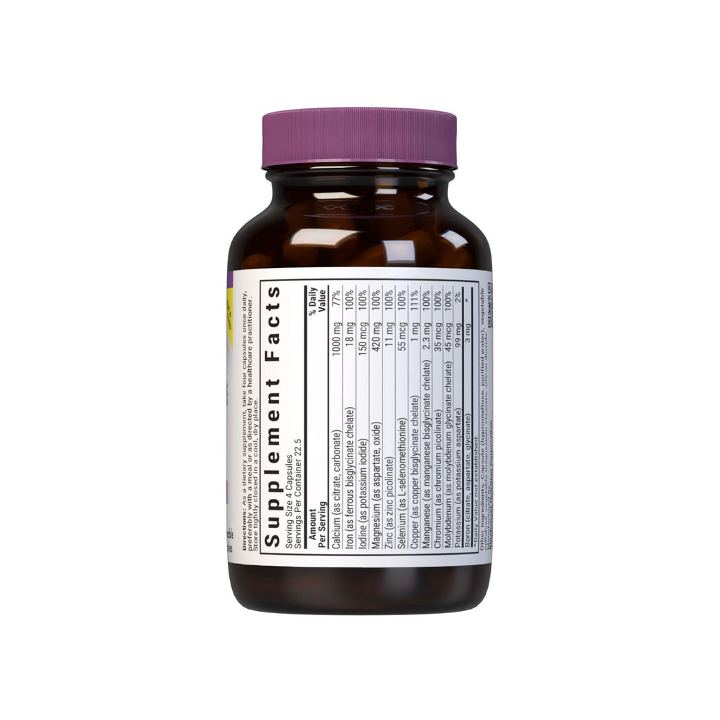 Bluebonnet Bluebonnet Multi Plus Boron Vegetarian Capsules Iron Count