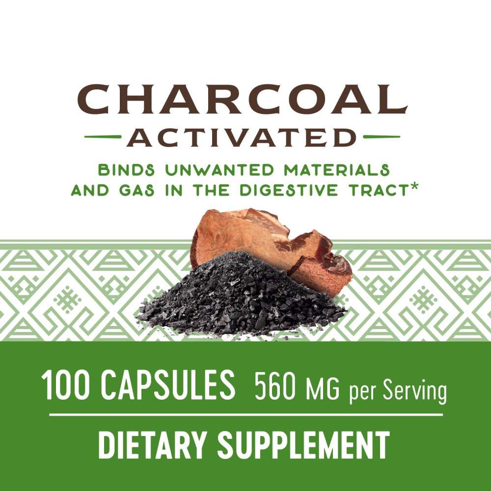 Xllent Activated Charcoal 280mg - 400 Capsules - image 3