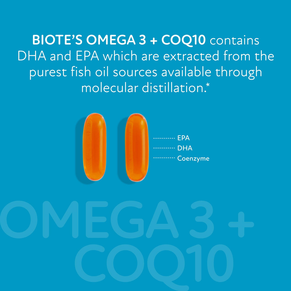 Biote Omega 3 + CoQ10 Heart + Brain Support - 90 Softgels - image 4