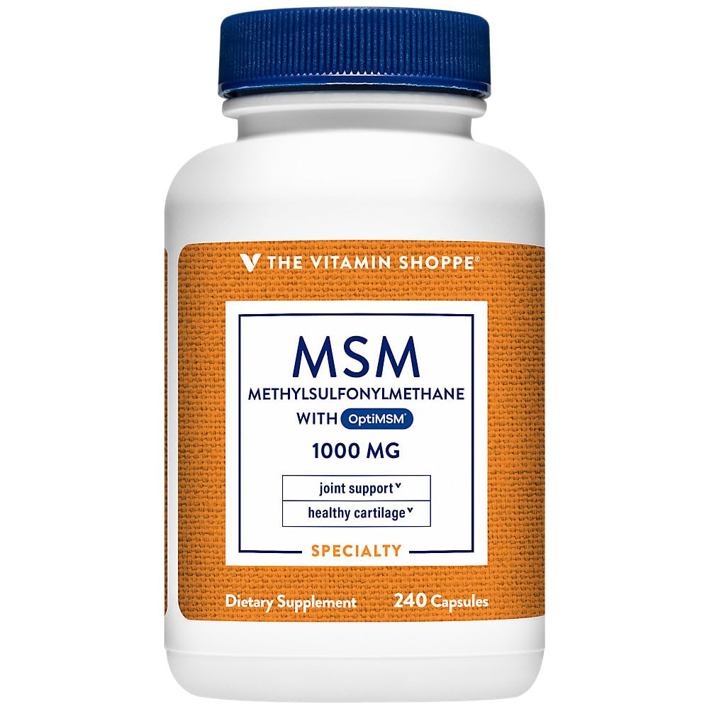 The Vitamin Shoppe MSM 1000 mg Joint Support - 240 Capsules