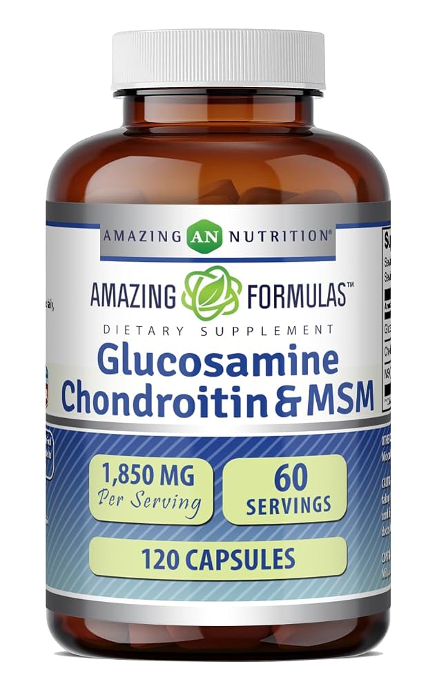 Amazing Nutrition Glucosamine Chondroitin MSM 1850 mg - 120 Capsules
