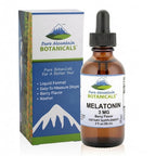 Pure Mountain Botanicals Liquid Melatonin 3mg Drops, Sugar Free - 2 oz
