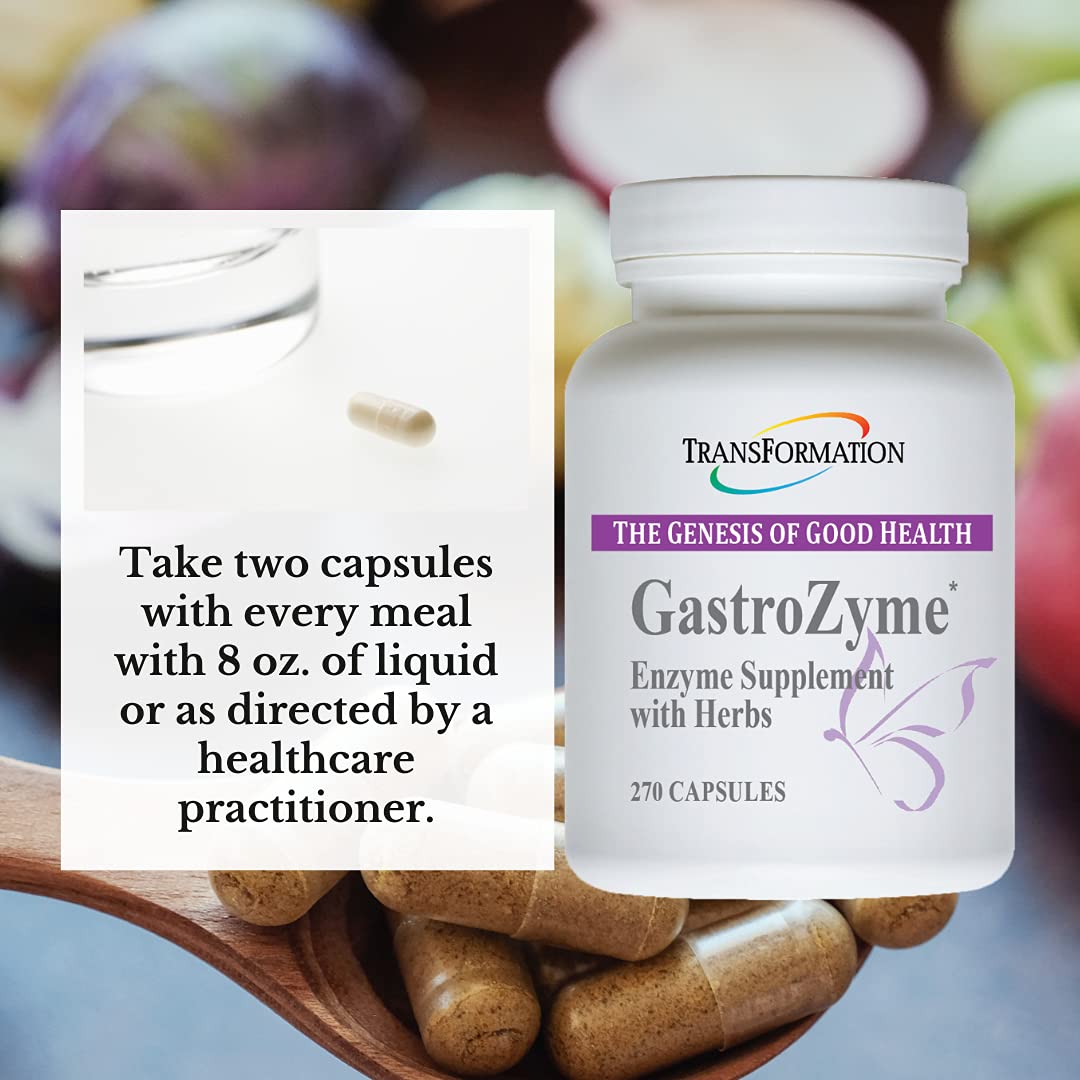 TRANSFORMATION GastroZyme Digestive Enzyme Supplement - 270 Capsules - image 3