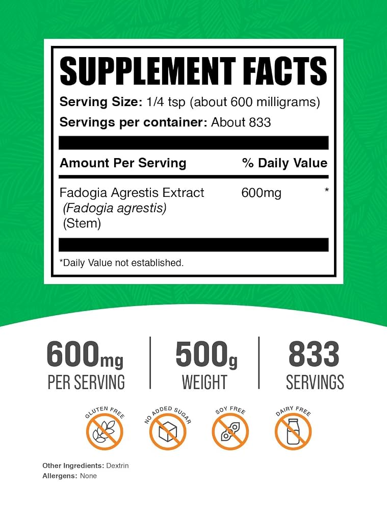 BulkSupplements.com Fadogia Agrestis Extract Powder