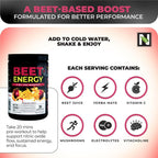 Nutrology Beet Energy O2 Pre Workout Powder Passion Fruit - 30 Servings - image 4
