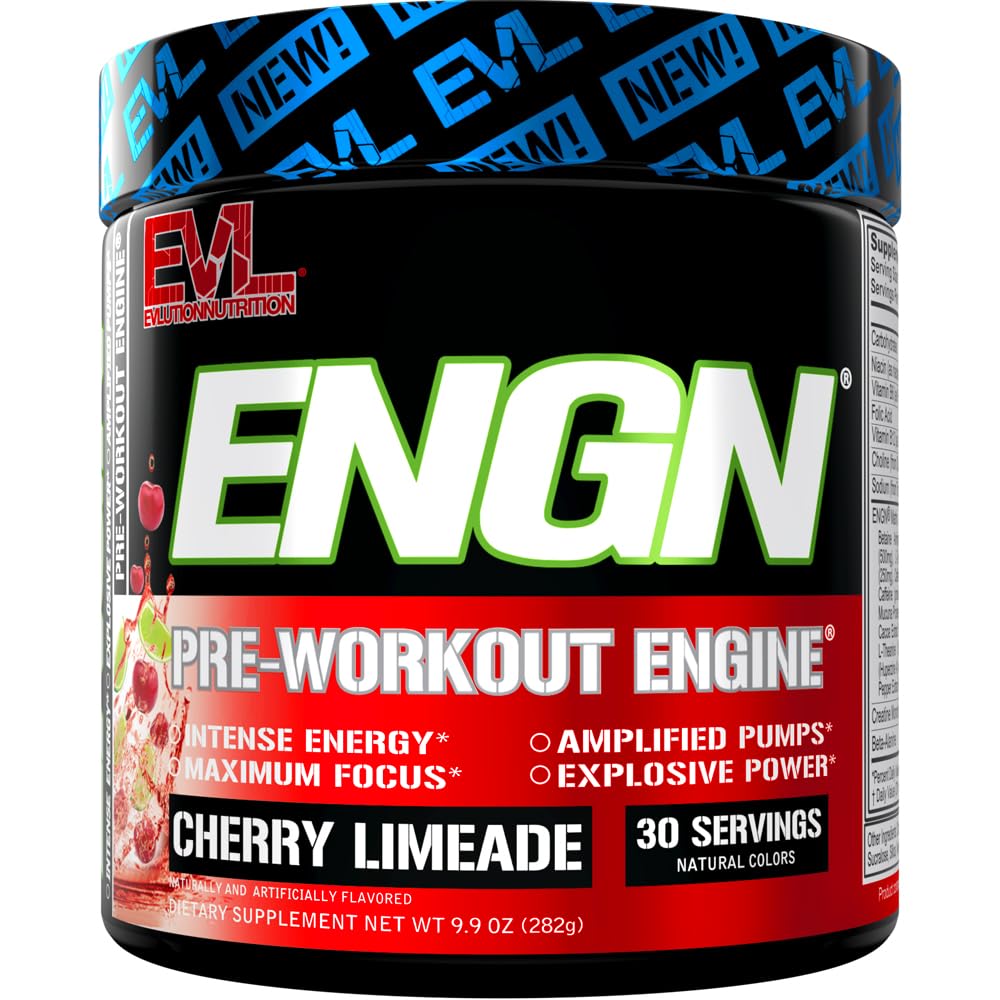 Evlution EVL Intense Pre Workout with Creatine - ENGN Energizing Pre