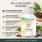 Dr Clark Cloves Supplement 500mg - 100 Capsules - image 3