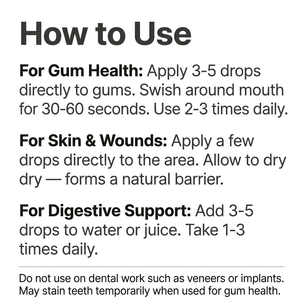 Blue Organix Dragon's Blood Sangre de Grado Gums Support - 2 Oz - image 4