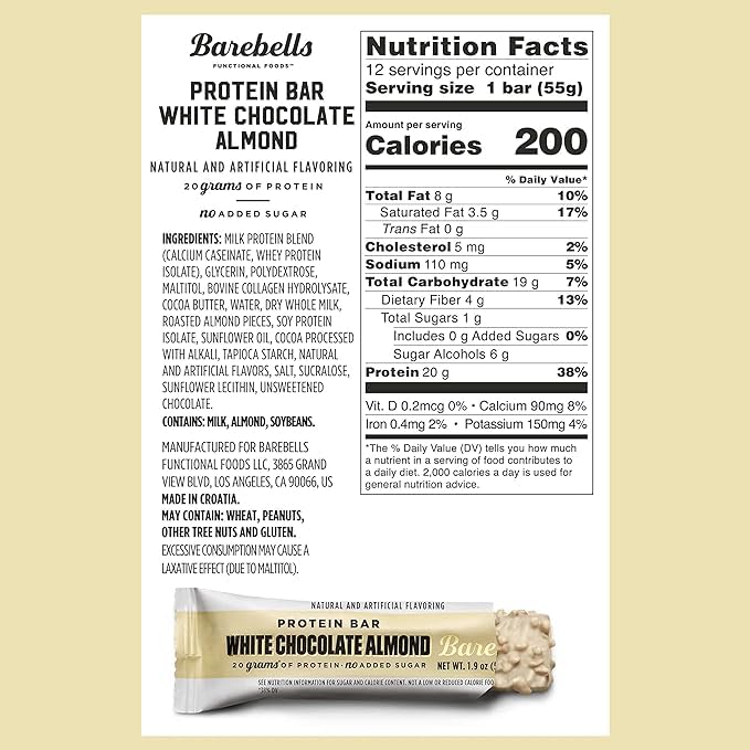 Barebells Protein Bars - Protein Snacks with High Protein - Chocolate