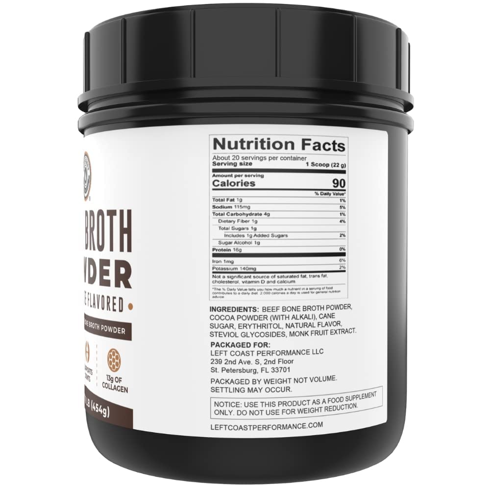 Left Coast Performance Bone Broth Powder