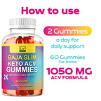 LIVORKA Baja Slim Keto Gummies with Apple Cider Vinegar - 180 Gummies - image 3