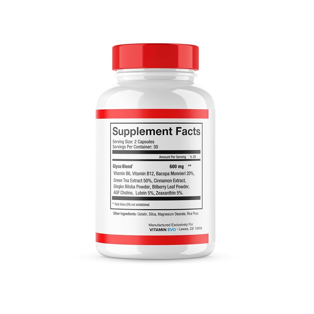 Vitamin Evo Sugar Sync Glyco Optimizer Capsules - 180 Count - image 6