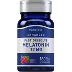 Piping Rock Melatonin 12 mg Fast Dissolve Tablets - 180 Count