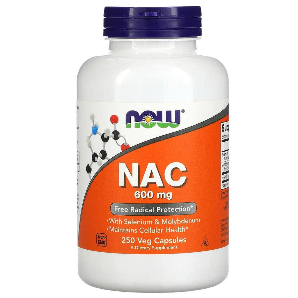 NOW Foods NAC 600mg with Selenium - 500 Capsules