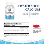KAL Calcium Oyster Shell 600 mg - 100 Tablets - image 3