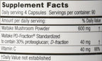 Mushroom Wisdom Maitake Mushroom Extract D-Fraction - 360 Capsules - image 3