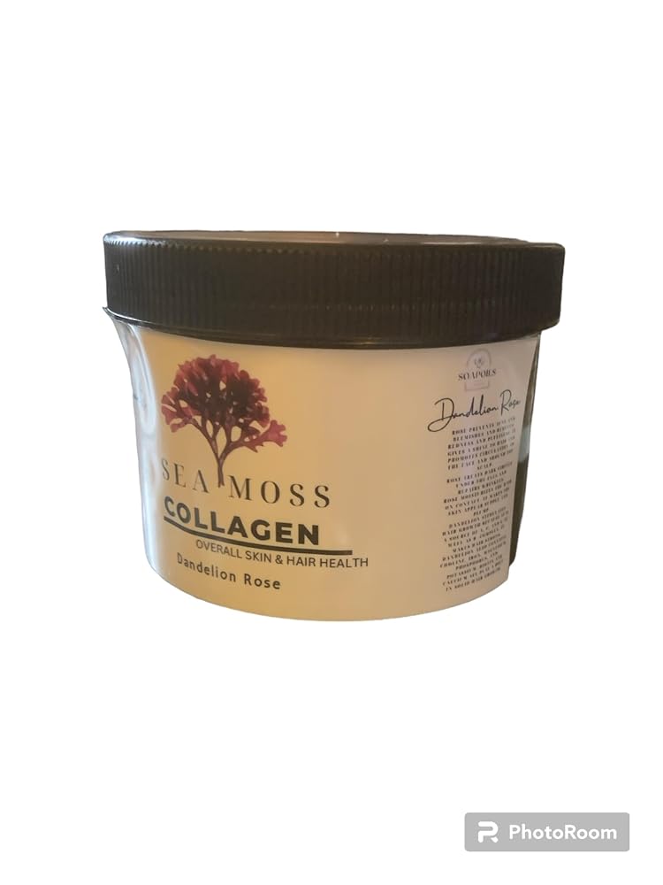 SEA MOSS COLLAGEN Hair & Skin Cream Dandelion-Rose - 8 oz - image 5