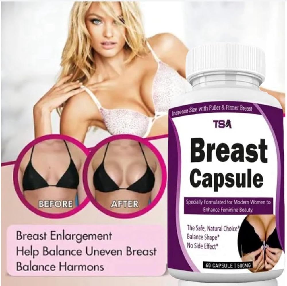Generic Breast Enhancement Supplement for Women - 120 Capsules - image 6