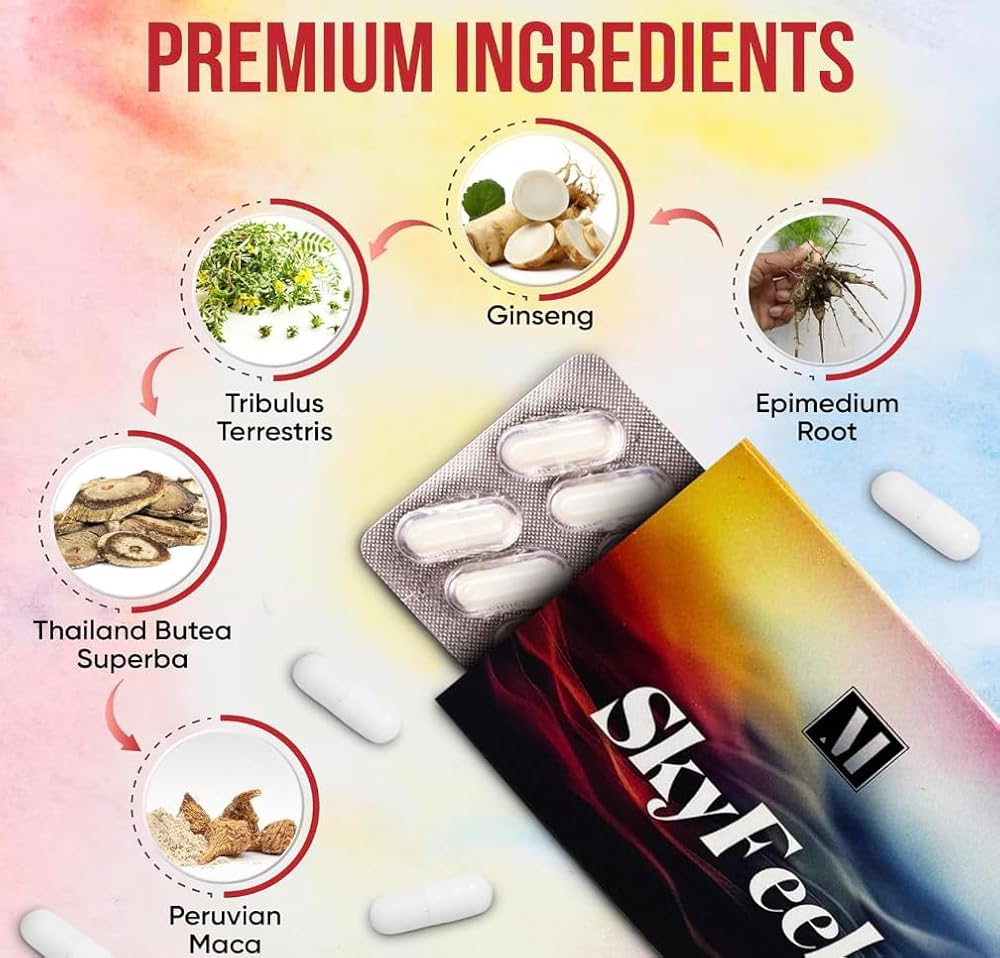 SkyFeel Nutrition Testosterone Booster Daily Energy Support - 10 Capsules - image 5