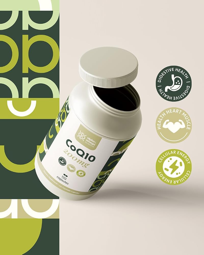 Alpha & Omega Nutrition CoQ10 200mg - 120 Vegetarian Capsules - image 5