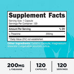 Primal L-Theanine 200mg - 120 Capsules - image 2